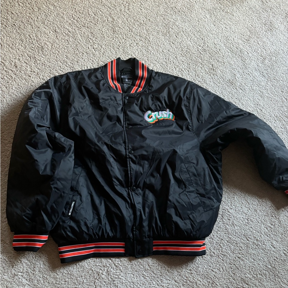 “Orange Crush” retro vintage soda branded XL coat brand new!